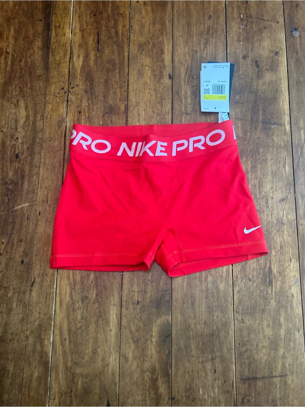 Nike Women’s Red Pro Compression Bike Shorts